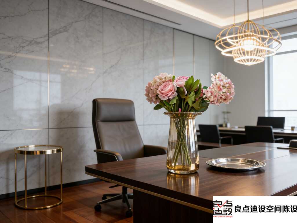 被老板夸爆的轻奢风办公室装修软装设计✨ 越简单越高级啊!